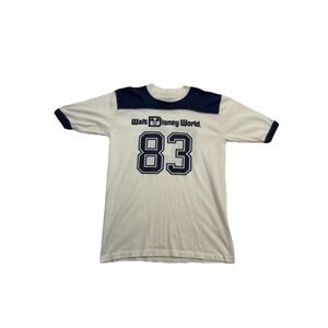 Vintage 1983 Disney Ringer Tee Rare Size Large Made In USA